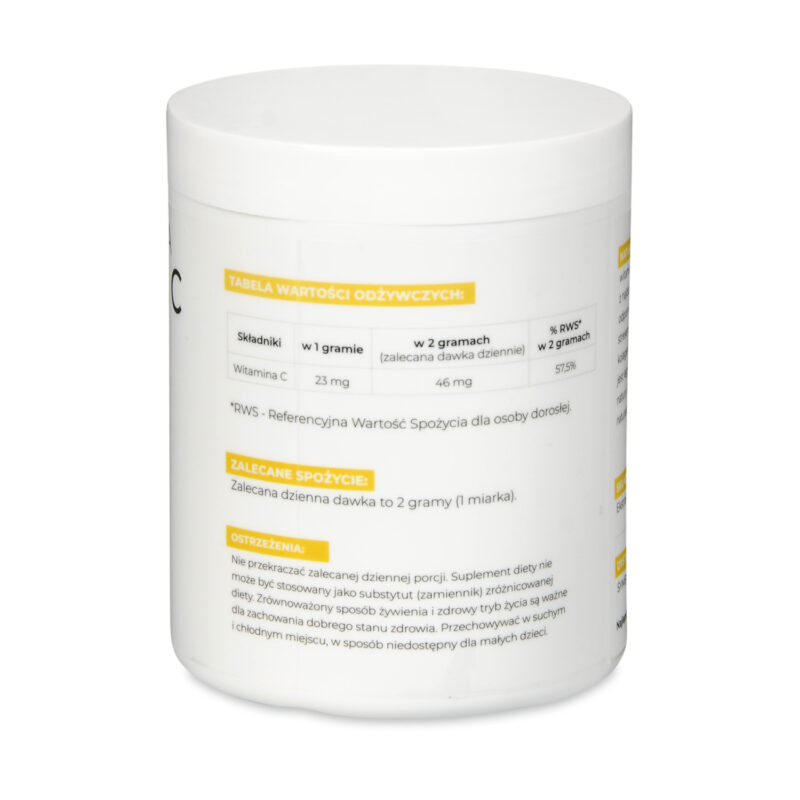 Naturalna Witamina C - Proszek - 250g - obrazek 3