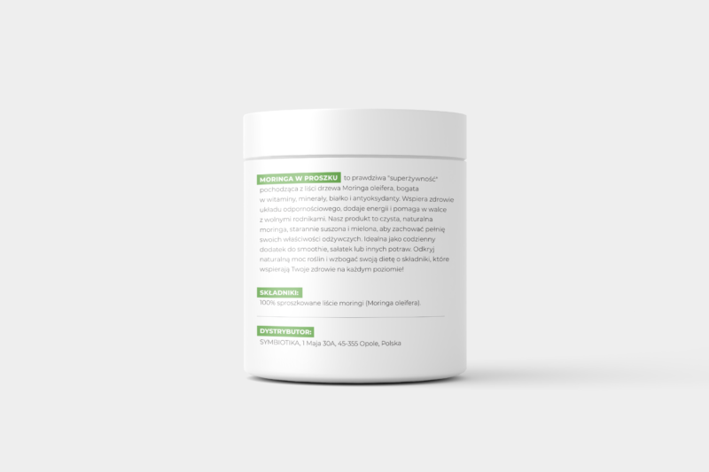 Symbiotika Moringa - 250g - Proszek - obrazek 2