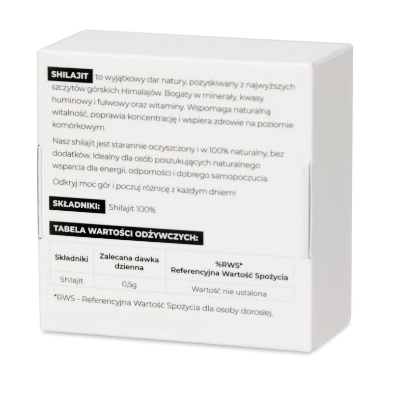 Shilajit  -  Żywica  -  20g - obrazek 3