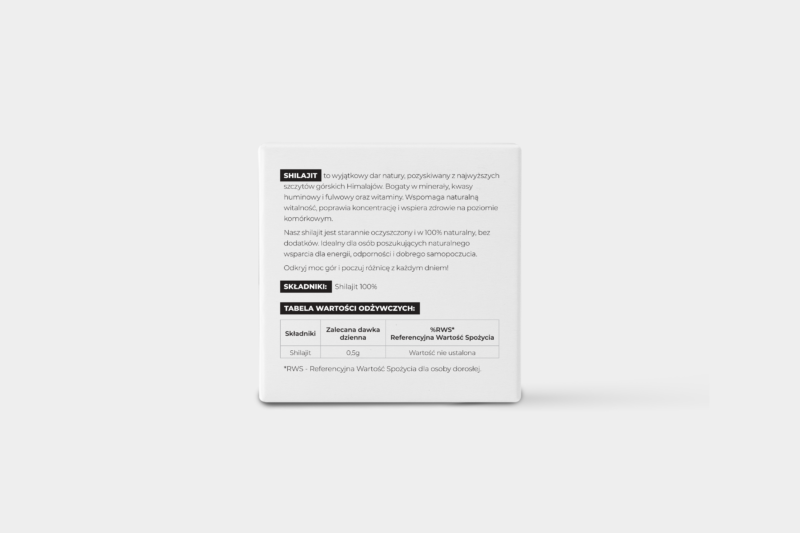 Shilajit Mumio Himalajskie 20g - obrazek 3